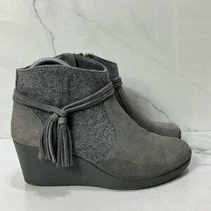CROCS Wedge Ankle Booties